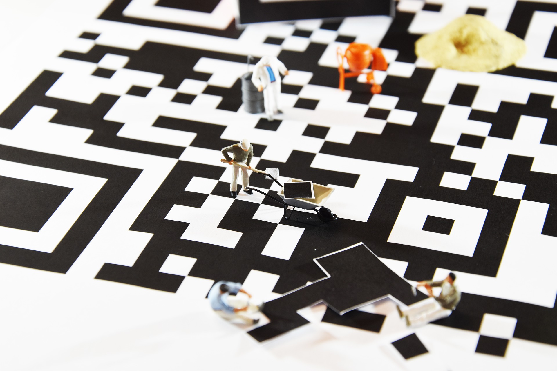 QR codes without distortion