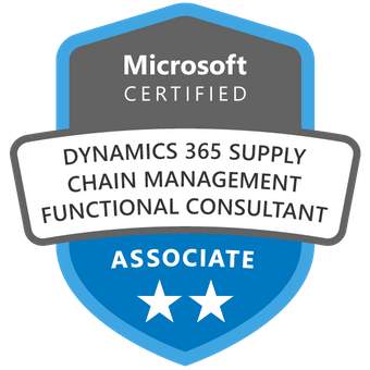 Dynamics 365 Supply Chain Management Functional Consultant Associate
